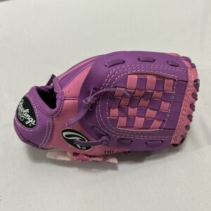 Rawlings Pink and Purple Youth Softball Glove